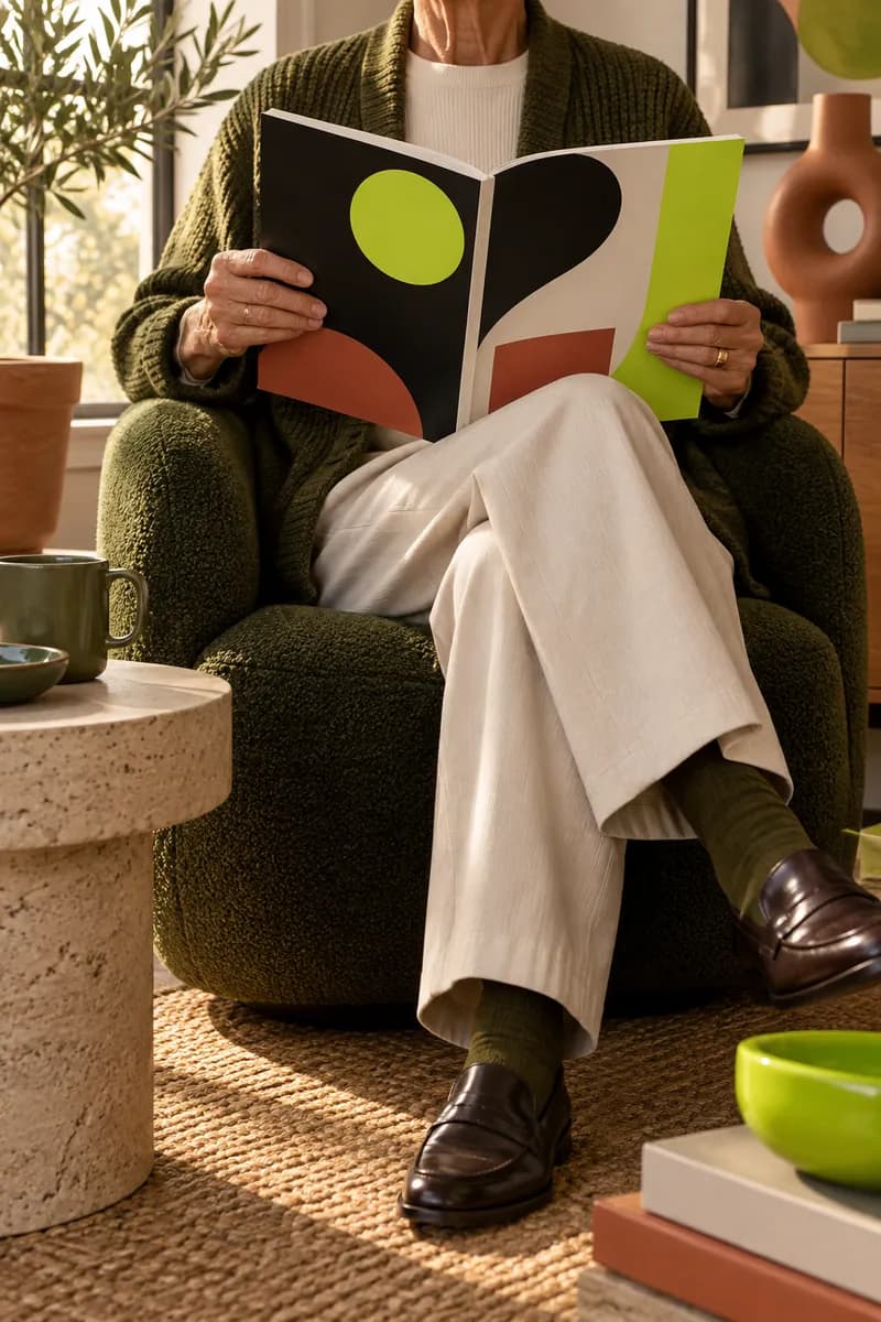 Cropped media producer standing beside colorful blank frames