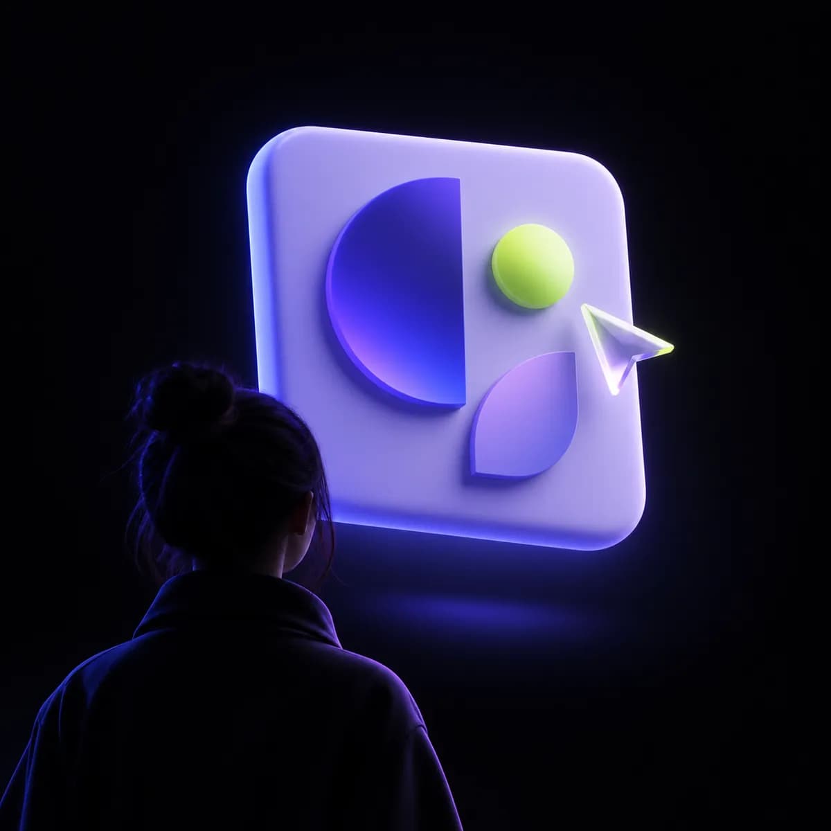 Lavender card illustration representing customizable intro elements