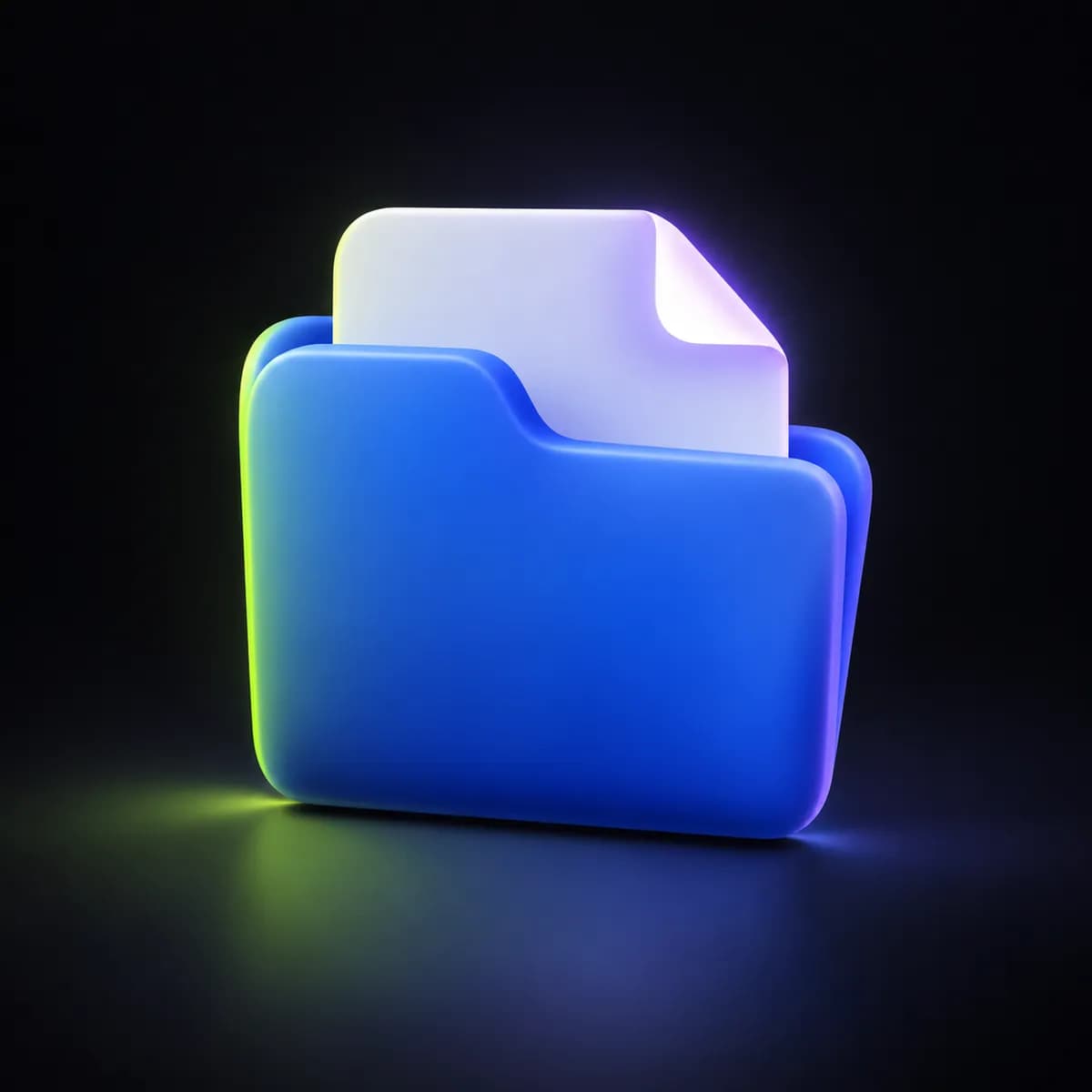 Blue document illustration representing video export