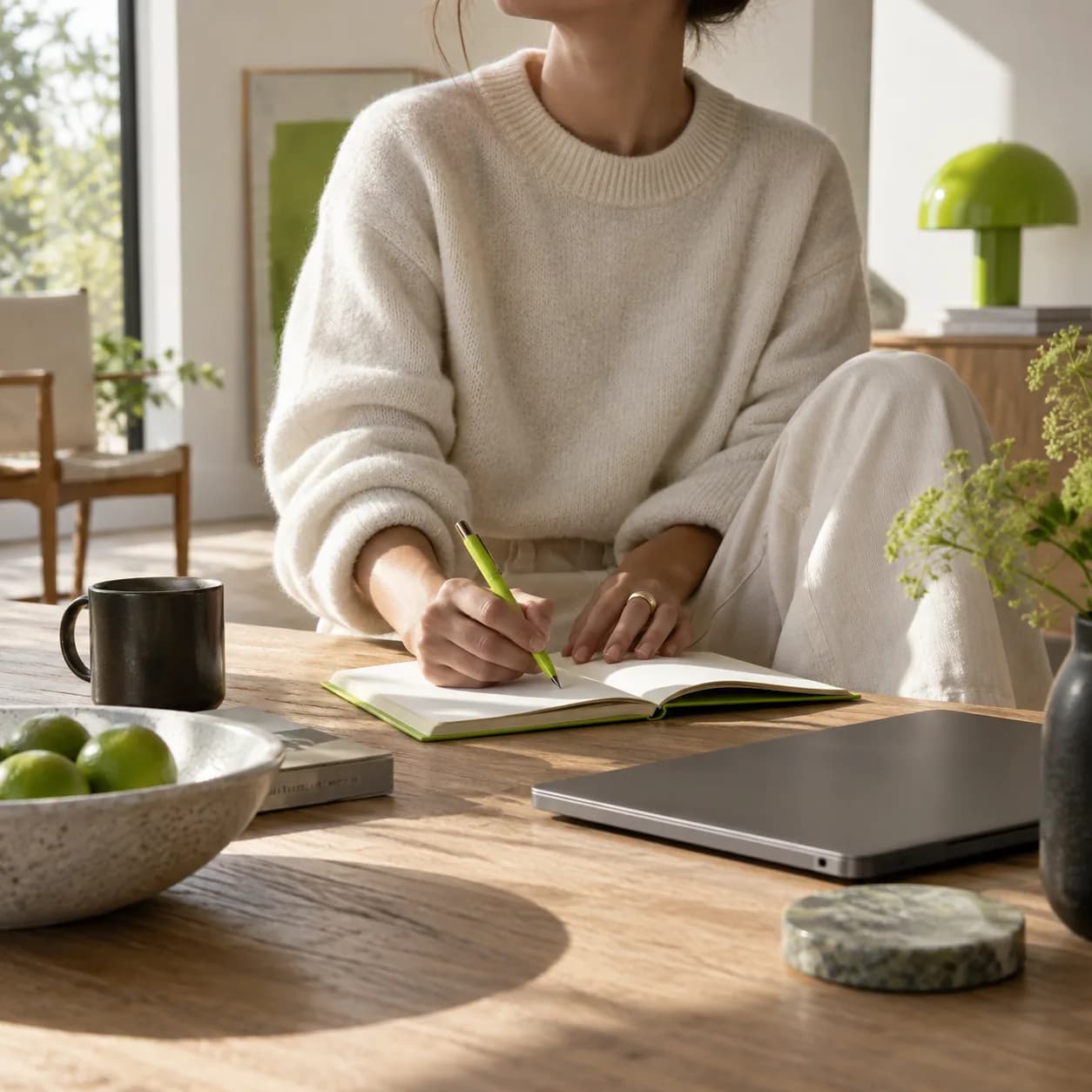 Creative studio scene prepared for turning a still image into motion